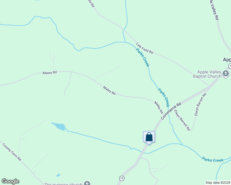 map of restaurants, bars, coffee shops, grocery stores, and more near 429 Maley Road in Jefferson