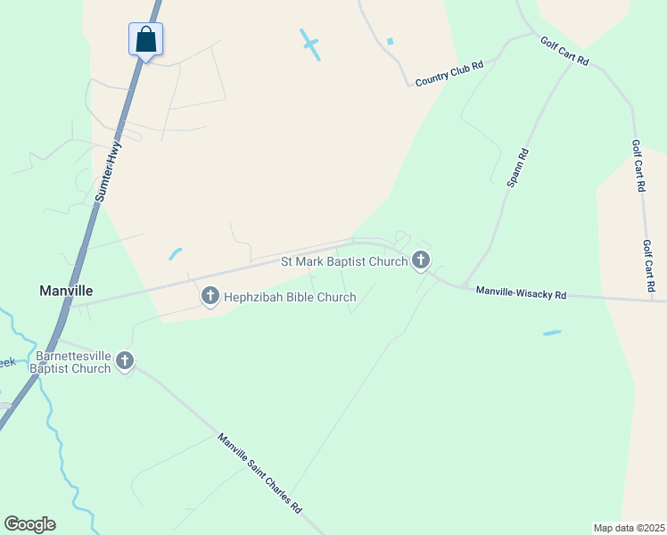 map of restaurants, bars, coffee shops, grocery stores, and more near 24 Trend Drive in Bishopville