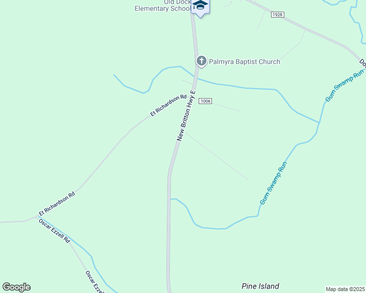 map of restaurants, bars, coffee shops, grocery stores, and more near 13159 New Britton Highway East in Nakina