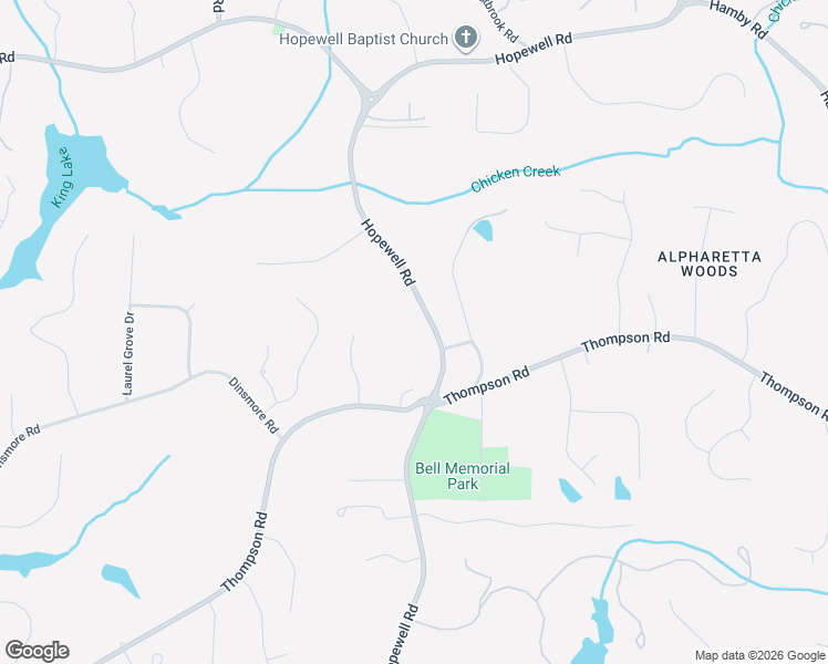 map of restaurants, bars, coffee shops, grocery stores, and more near 15420 Hopewell Road in Milton