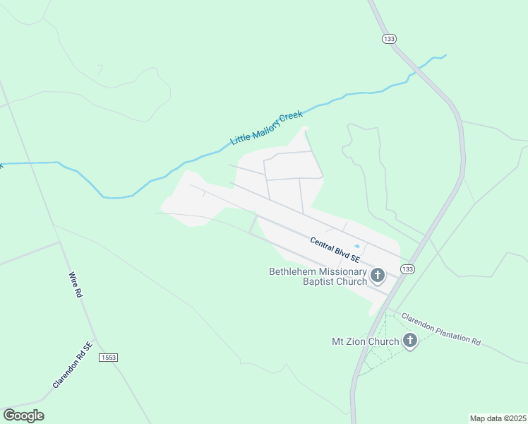 map of restaurants, bars, coffee shops, grocery stores, and more near 9156 Central Boulevard Southeast in Winnabow