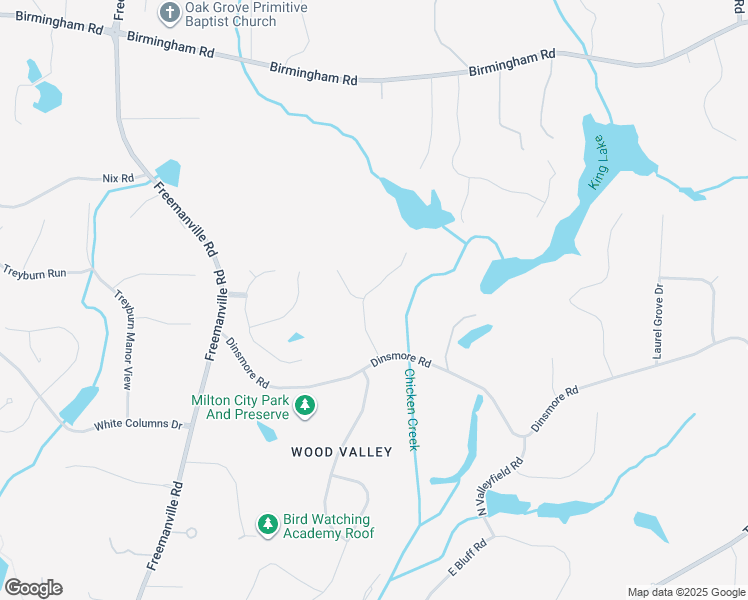map of restaurants, bars, coffee shops, grocery stores, and more near 15475 North Valley Creek Lane in Alpharetta
