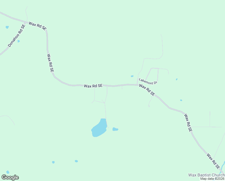 map of restaurants, bars, coffee shops, grocery stores, and more near 1072 Wax Road Southeast in Silver Creek