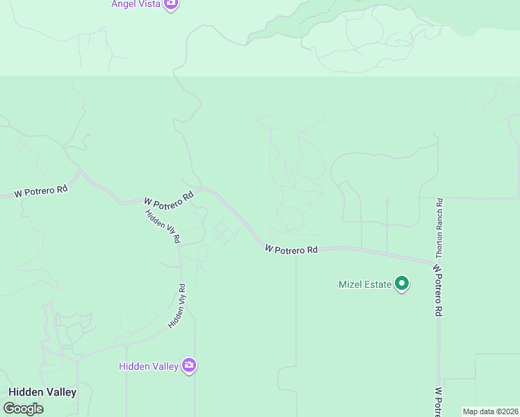map of restaurants, bars, coffee shops, grocery stores, and more near 1697 West Potrero Road in Thousand Oaks