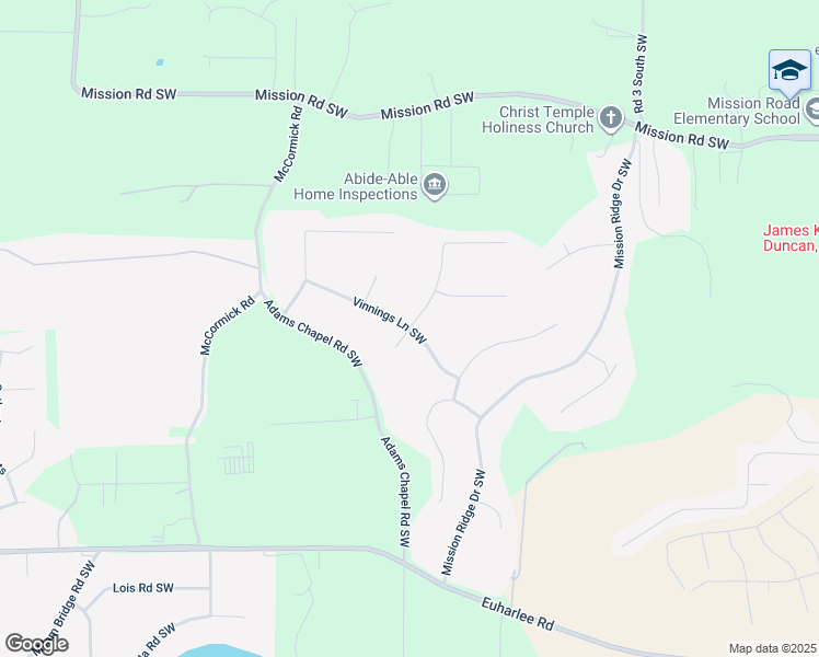 map of restaurants, bars, coffee shops, grocery stores, and more near 35 Stiles Court Southwest in Cartersville