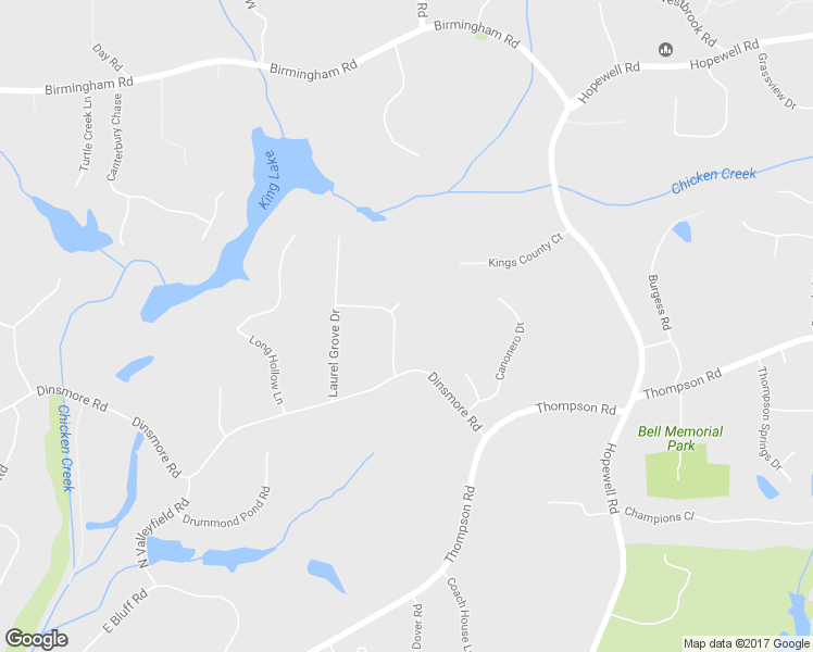map of restaurants, bars, coffee shops, grocery stores, and more near 2170 Lake Grove Lane in Alpharetta