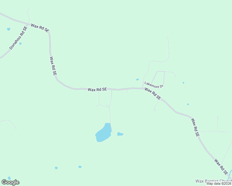 map of restaurants, bars, coffee shops, grocery stores, and more near 1072 Wax Road Southeast in Silver Creek