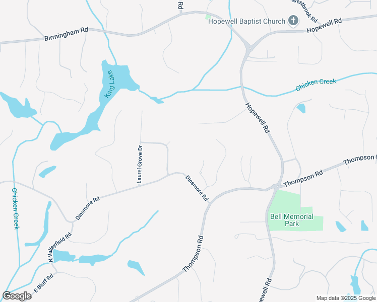 map of restaurants, bars, coffee shops, grocery stores, and more near 2270 Dinsmore Road in Alpharetta