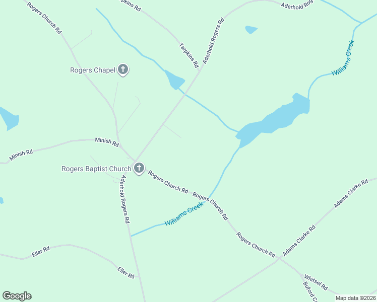 map of restaurants, bars, coffee shops, grocery stores, and more near 1118 Aderhold Rogers Road in Commerce