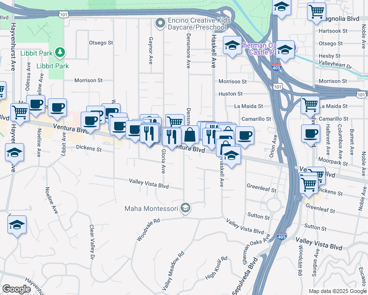 Ventura Boulevard & Densmore Avenue, Los Angeles CA Walk Score