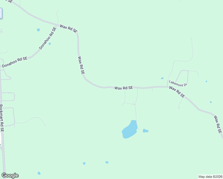 map of restaurants, bars, coffee shops, grocery stores, and more near 894 Wax Road Southeast in Silver Creek