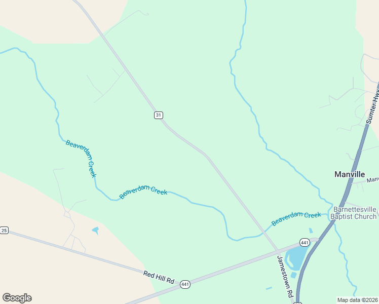 map of restaurants, bars, coffee shops, grocery stores, and more near 509 Jamestown Road in Bishopville