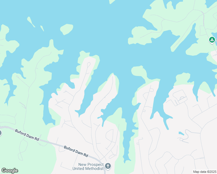 map of restaurants, bars, coffee shops, grocery stores, and more near 6308 Woodlake Drive in Buford