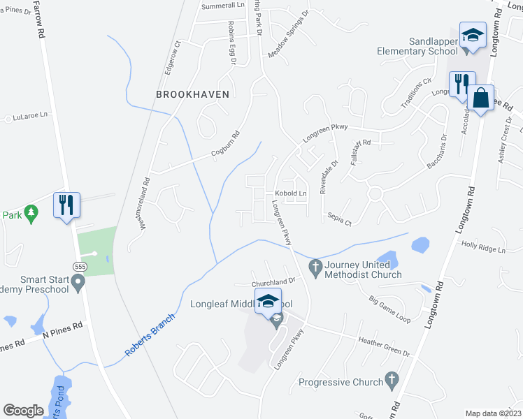 map of restaurants, bars, coffee shops, grocery stores, and more near 117 Ivy Square Drive in Columbia