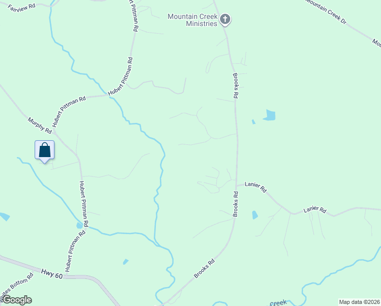 map of restaurants, bars, coffee shops, grocery stores, and more near 90 Hewett Road in Pendergrass