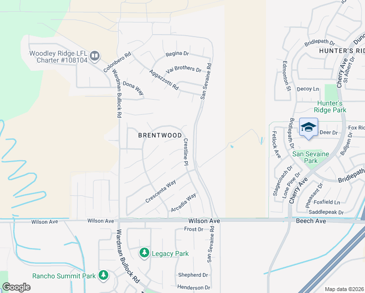 map of restaurants, bars, coffee shops, grocery stores, and more near 14096 Baldwin Court in Rancho Cucamonga