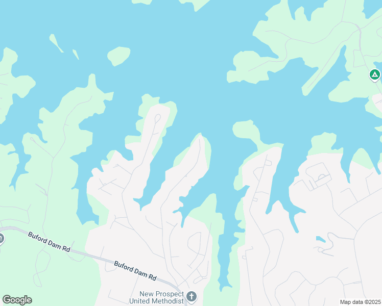 map of restaurants, bars, coffee shops, grocery stores, and more near 6316 Woodlake Drive in Buford