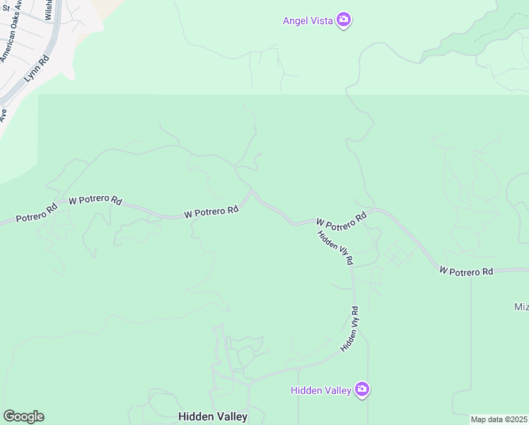 map of restaurants, bars, coffee shops, grocery stores, and more near 2400 West Potrero Road in Westlake Village