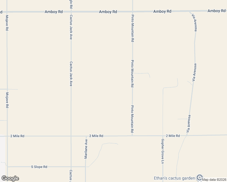 map of restaurants, bars, coffee shops, grocery stores, and more near O Pinto Mountain Road in Twentynine Palms