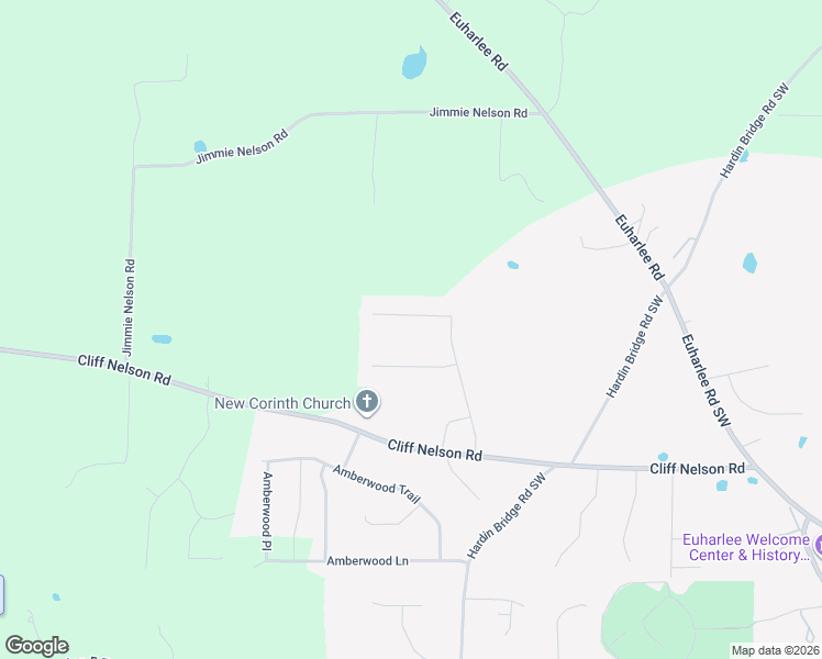 map of restaurants, bars, coffee shops, grocery stores, and more near 47 Ferguson Drive in Euharlee