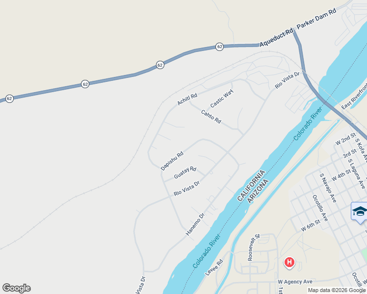 map of restaurants, bars, coffee shops, grocery stores, and more near 5482 Dapishu Road in Big River