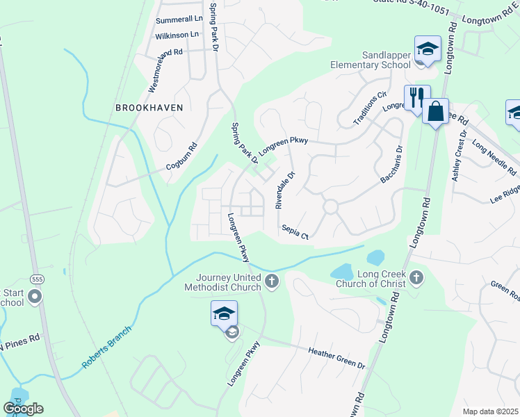 map of restaurants, bars, coffee shops, grocery stores, and more near 435 Glacier Way in Columbia