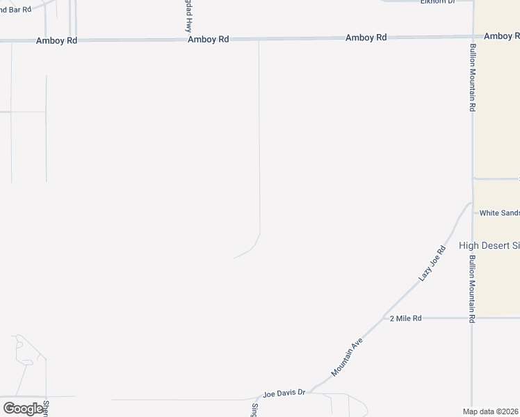 map of restaurants, bars, coffee shops, grocery stores, and more near 5339 Singing Sands Road in Twentynine Palms