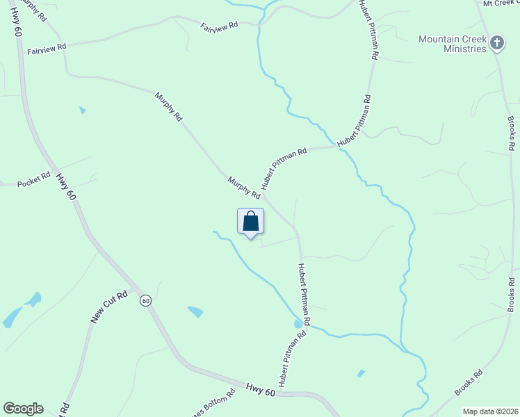 map of restaurants, bars, coffee shops, grocery stores, and more near 749 Hubert Pittman Road in Pendergrass