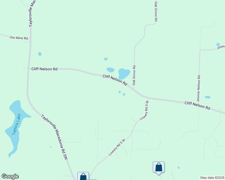 map of restaurants, bars, coffee shops, grocery stores, and more near 455 Cliff Nelson Road in Taylorsville