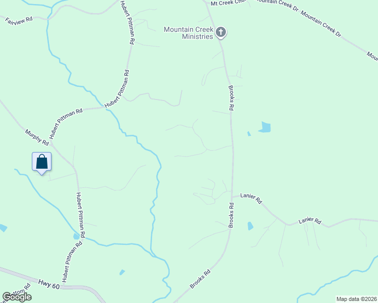 map of restaurants, bars, coffee shops, grocery stores, and more near 90 Hewett Road in Pendergrass