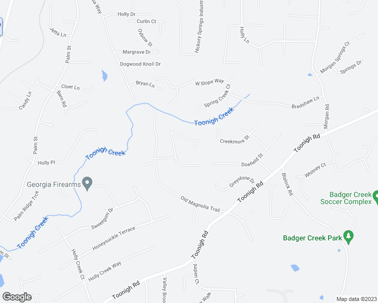 map of restaurants, bars, coffee shops, grocery stores, and more near 402 Magnolia Springs Cove in Canton