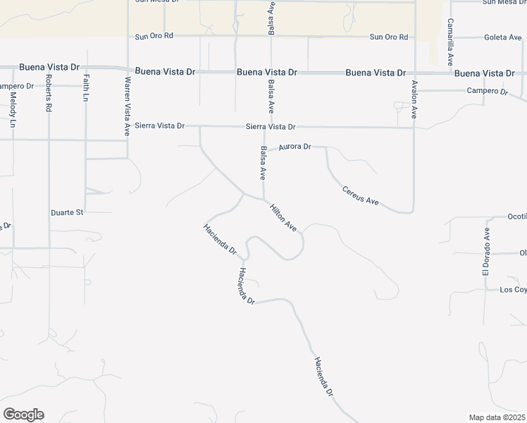 map of restaurants, bars, coffee shops, grocery stores, and more near 5280 Hilton Avenue in Yucca Valley