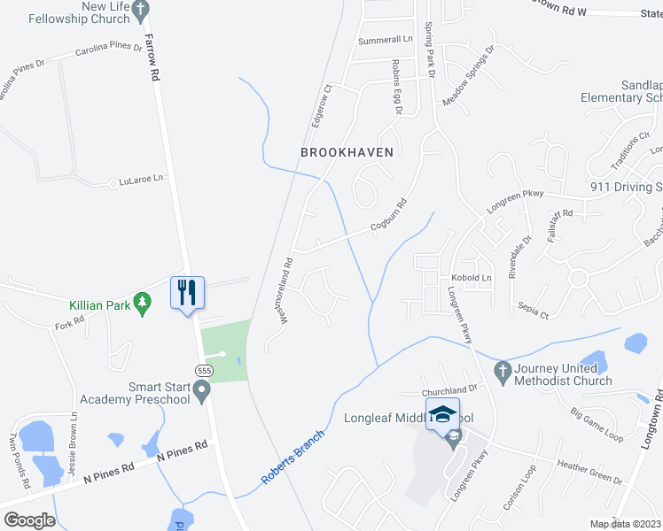 map of restaurants, bars, coffee shops, grocery stores, and more near 849 Wing Stripe Court in Columbia