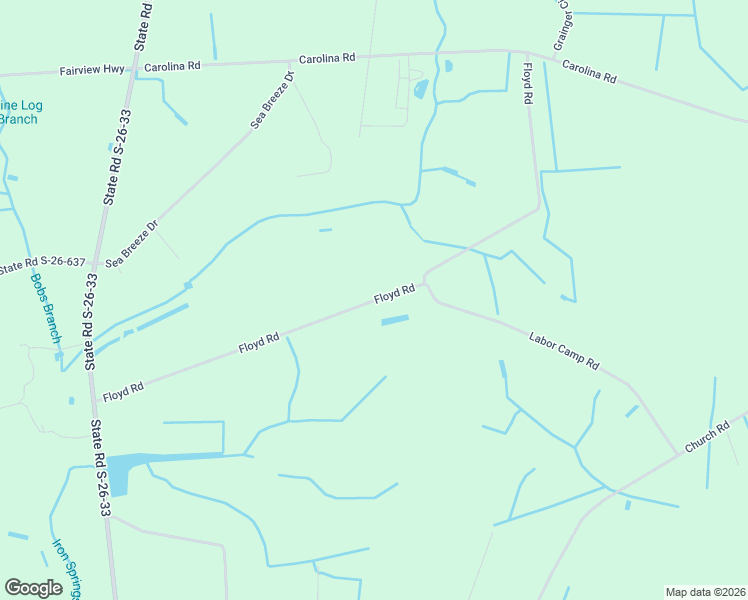map of restaurants, bars, coffee shops, grocery stores, and more near 3402 Floyd Road in Green Sea