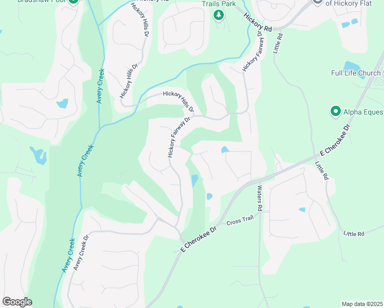 map of restaurants, bars, coffee shops, grocery stores, and more near 603 Creekbank Court in Woodstock