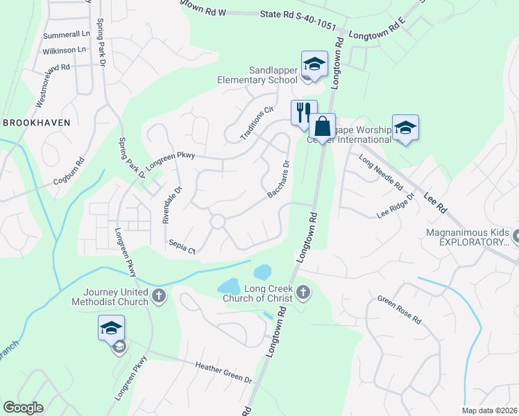 map of restaurants, bars, coffee shops, grocery stores, and more near 14 Ben Brush Court in Columbia
