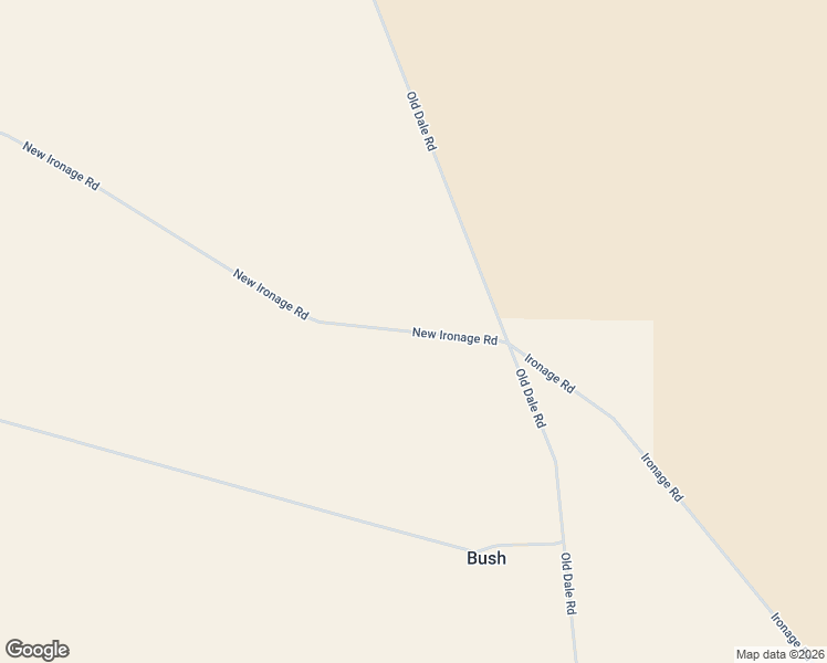 map of restaurants, bars, coffee shops, grocery stores, and more near New Ironage Rd in Twentynine Palms