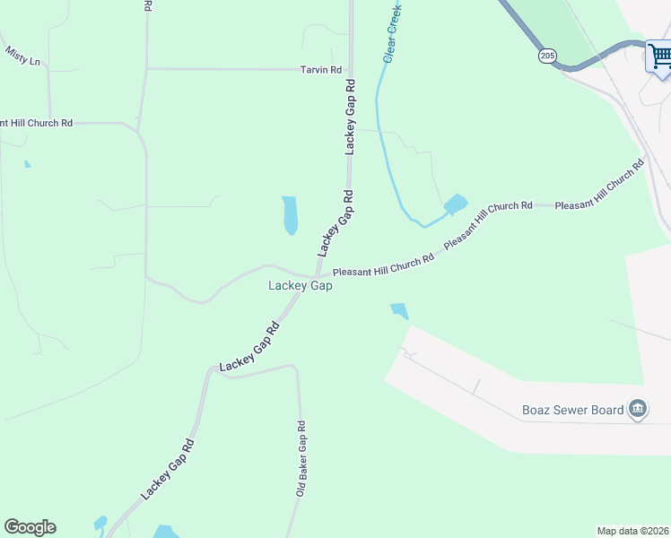map of restaurants, bars, coffee shops, grocery stores, and more near 1000 Lackey Gap Road in Boaz