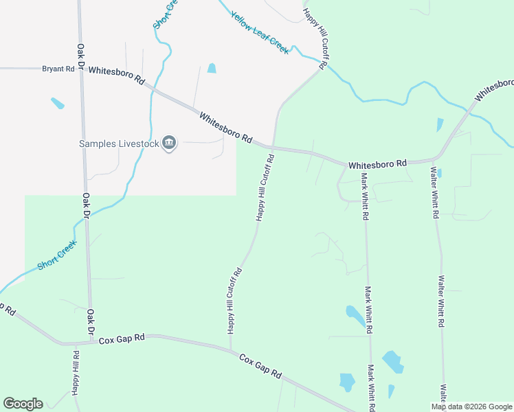map of restaurants, bars, coffee shops, grocery stores, and more near 541 Happy Hill Cutoff Road in Boaz