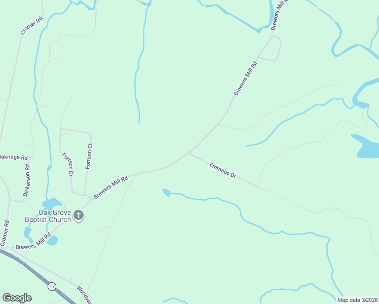 map of restaurants, bars, coffee shops, grocery stores, and more near 1711 Brewers Mill Road in Elberton