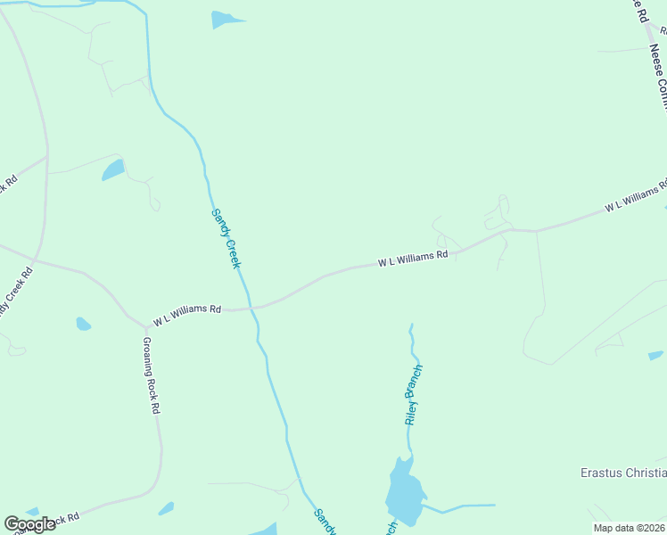 map of restaurants, bars, coffee shops, grocery stores, and more near 586 West L Williams Road in Commerce