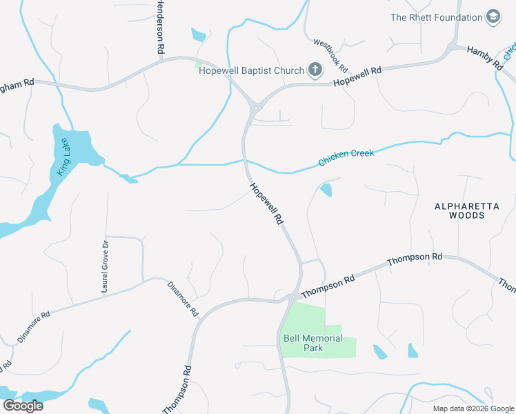 map of restaurants, bars, coffee shops, grocery stores, and more near 500 Kings County Court in Alpharetta