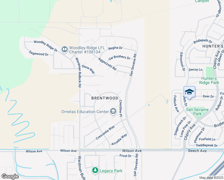 map of restaurants, bars, coffee shops, grocery stores, and more near 14080 Crestline Place in Rancho Cucamonga
