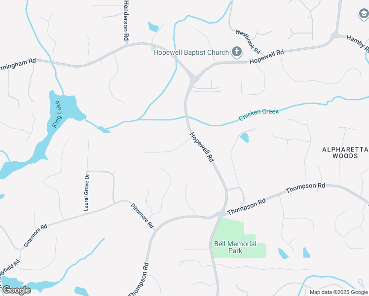 map of restaurants, bars, coffee shops, grocery stores, and more near 510 Kings County Court in Alpharetta