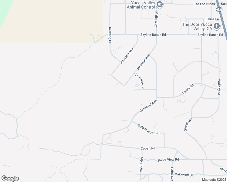 map of restaurants, bars, coffee shops, grocery stores, and more near 5253 Puente Court in Yucca Valley