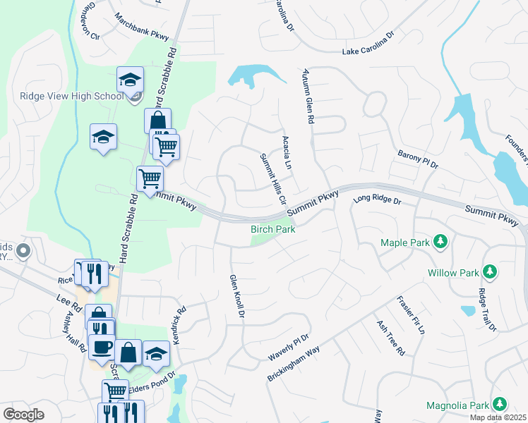 map of restaurants, bars, coffee shops, grocery stores, and more near 288 Oleander Mill Drive in Columbia