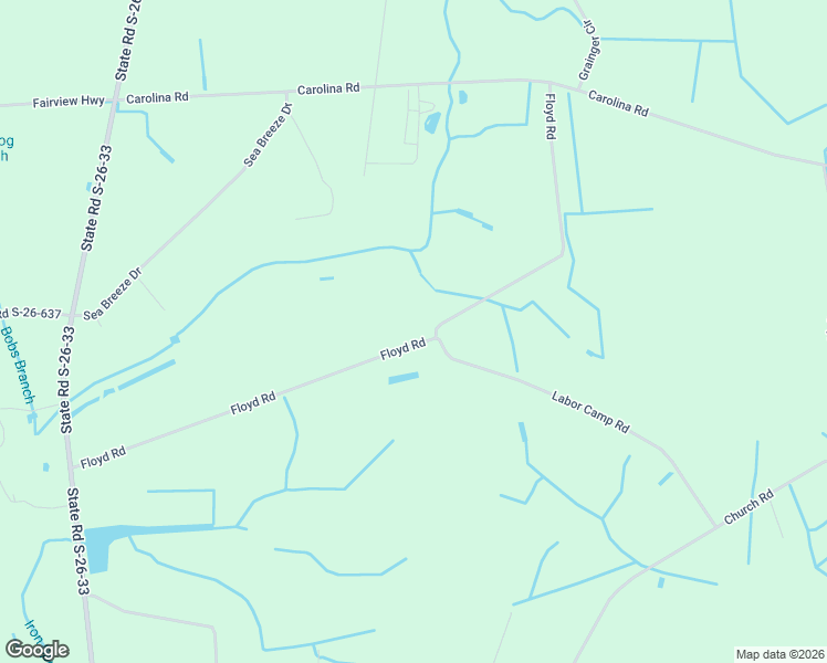 map of restaurants, bars, coffee shops, grocery stores, and more near 3402 Floyd Road in Green Sea