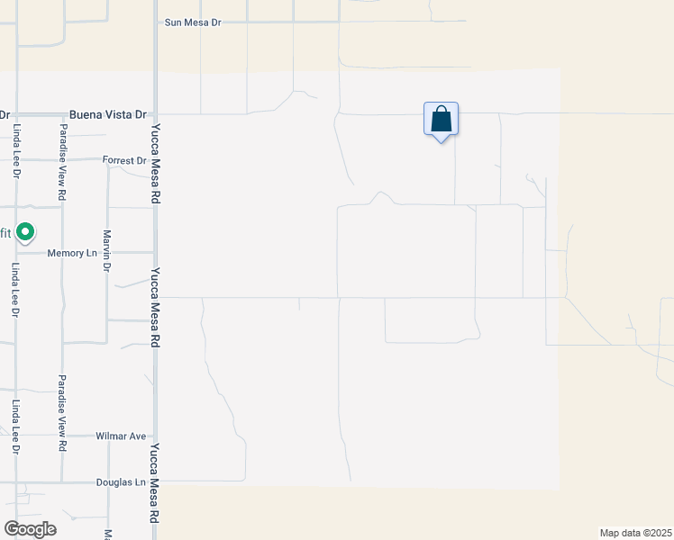 map of restaurants, bars, coffee shops, grocery stores, and more near Alta Avenue in Yucca Valley