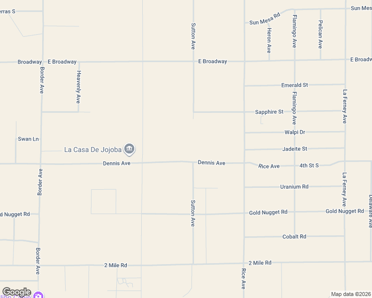 map of restaurants, bars, coffee shops, grocery stores, and more near 5236 Rice Avenue in Joshua Tree