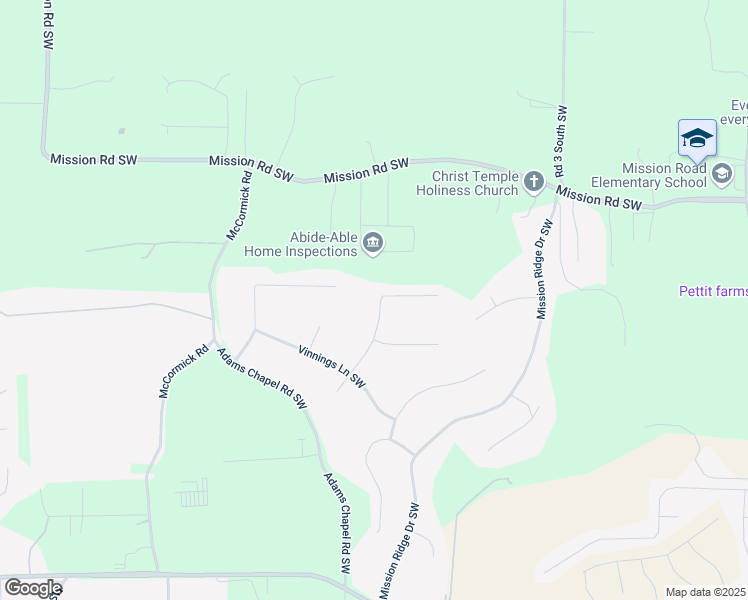 map of restaurants, bars, coffee shops, grocery stores, and more near 31 Stiles Court in Cartersville